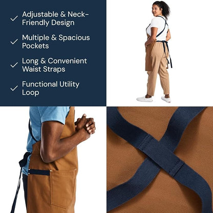 hedley & bennett Crossback Apron - Image 2