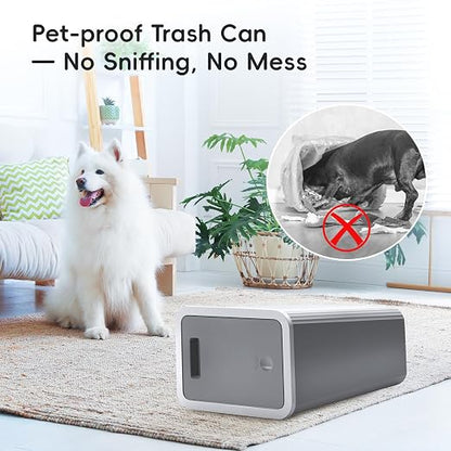 Small Trash Can, 3 Pack 4 Gallons Bathroom Garbage Can - Image 5