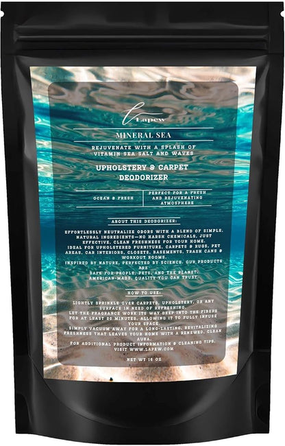 Mineral Sea Carpet Freshener Powder: Powerful Odor Eliminator by Lapew