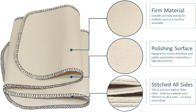 FeetPeople Premium Professional Shine Cloth, 20 Inch x 5 Inch, 1 Cloth - Image 3