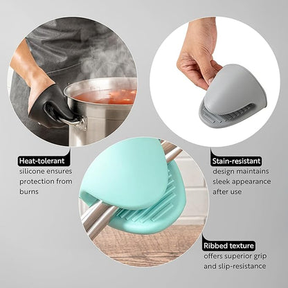 Comfy Grip 4.3 x 3.5 x 4.2 Inch Mini Oven Mitt Pot Holders, 1 Food-Grade Finger - Image 3