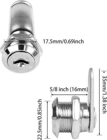 Cabinet Locks, Cylinder Locks, Zinc Alloy Cam Lock - Image 2