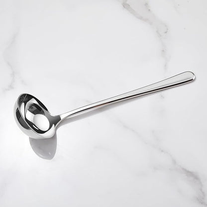 KEAWELL Premium 11" Verona Small Soup Ladle, 18/10 Stainless Steel, Heavy-Duty - Image 3