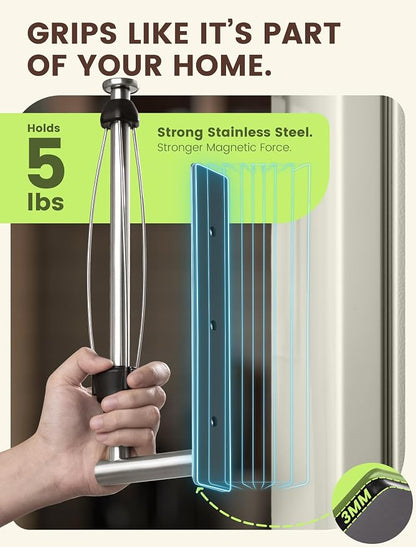 INMAKER Magnetic Paper Towel Holder, Strong Magnet Paper Towel Holder - Image 2
