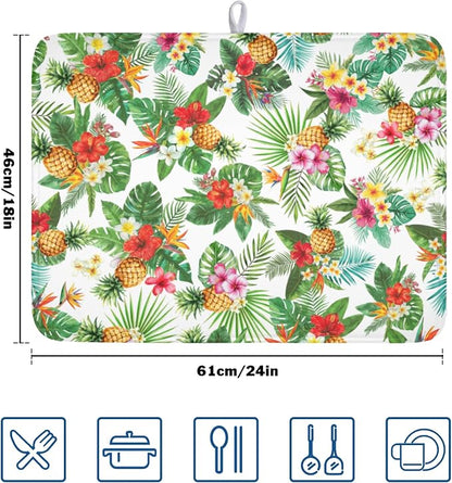 Summer Tropical Dish Drying Mat - Image 2