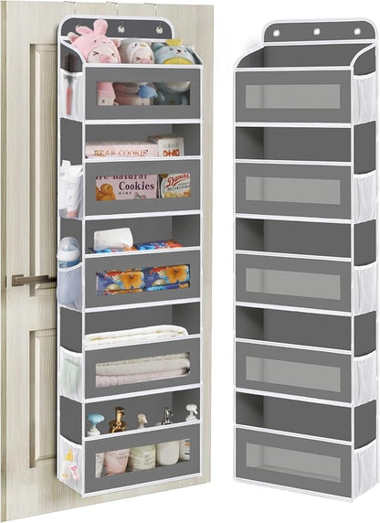 Over The Door Organizer, 5 Shelves Closet Door Hanging Storage and Organizer by StrongandOrganizer