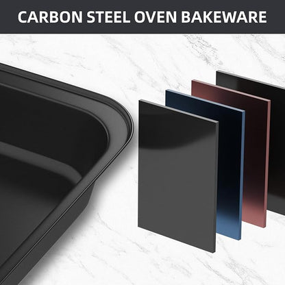 CasaCulina Baking Pans Set, 5-Piece Nonstick Bakeware Sets - Image 3