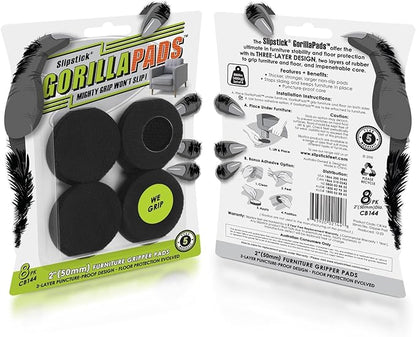 Slipstick GorillaPads CB144 Non Slip Furniture Pads/Grippers Furniture Feet - Image 2