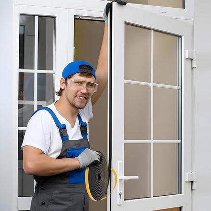 Weather Stripping Door Seal Strip, Strong Adhesive, Lightproof, Soundproof - Image 6