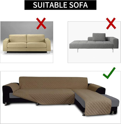 Easy-Going Sofa Slipcover L Shape Sofa Cover Sectional Couch Cover Chaise - Image 4