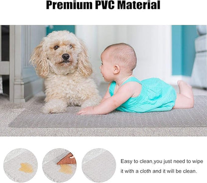 Kuyal Desk Chair Mat for Carpet, Office and Home, Easy Glide, Protects Floors - Image 3