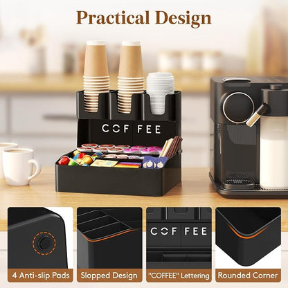 Lifewit 2-tier Coffee Station Organizer Caddy - Image 5