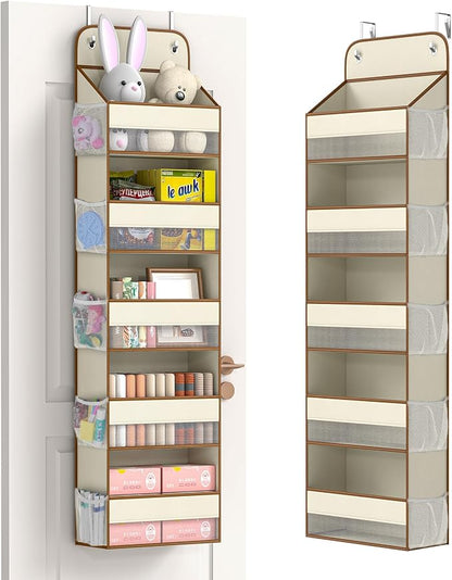 LAMU 5 Tier Over the Door Organizer Hanging, 5 Large Pockets and 10 Side by YourHome-OrganizationHelper