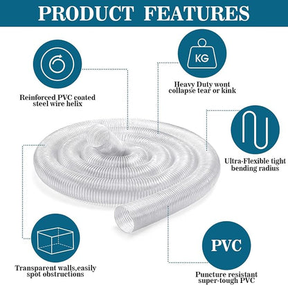 2.5 inches 30 ft PVC Dust Collection Hose - Image 3