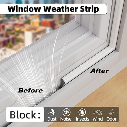 196" Wedge Weather Stripping Door Seal Strip - Image 4