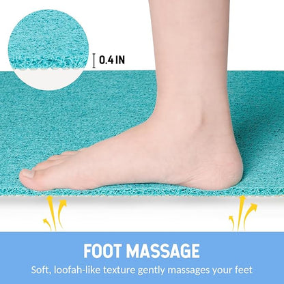 Non-Slip Bathtub Mat, Anti Slip Shower Mat, Fast Drying Bathtub Mats, Foot - Image 5