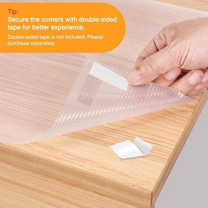 Glotoch 2 Rolls 12" X20 FT Non Adhesive Clear Shelf Liners - Image 4