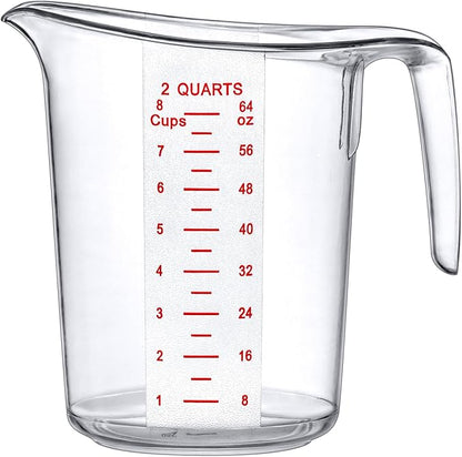 Amazing Abby - Melissa - 64-Ounce Plastic Measuring Pitcher, 8-Cup Food-Grade - Image 2