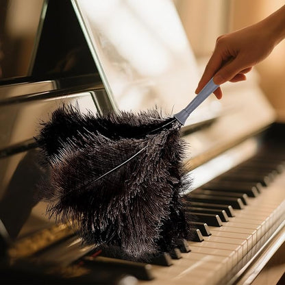 Feather Duster-Genuine Ostrich Feathers, Anti-Static, Reusable Eco-Friendly - Image 7