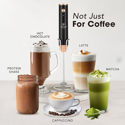 Zulay Kitchen Rechargeable Milk Frother Handheld - Image 3