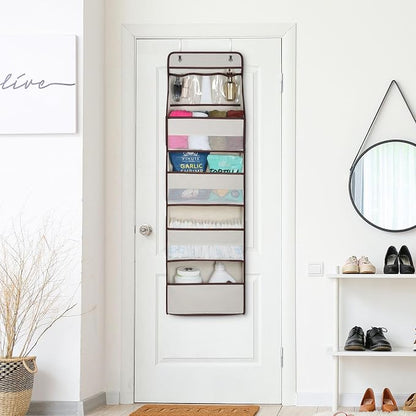Univivi 5-Shelf Fabric Door Storage Over Door Hanging Organizer - Image 6