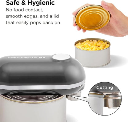 Kitchen Mama Mini Plus Rechargeable Electric Can Opener: USB-C Charging - Image 5