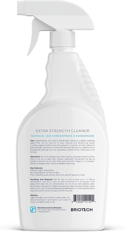 BRIOTECH Extra Strength HOCl Cleaner, 500 PPM Hypochlorous Acid Concentrate - Image 9