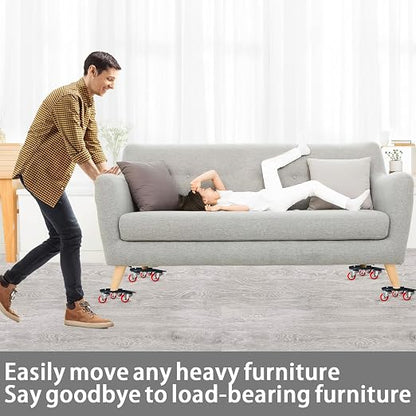 Furniture-Dolly-Furniture-Movers with-5-Wheels, Furniture Sliders Lifters Tool - Image 3
