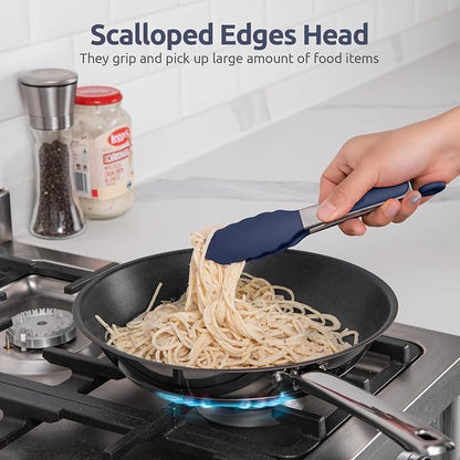600ºF Heat Proof Kitchen Tong: U-Taste 7" Silicone Cooking Tong - Image 4