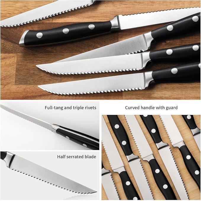 Alata 8-Piece Steak Knives Set, 4.7 Inch - Image 2