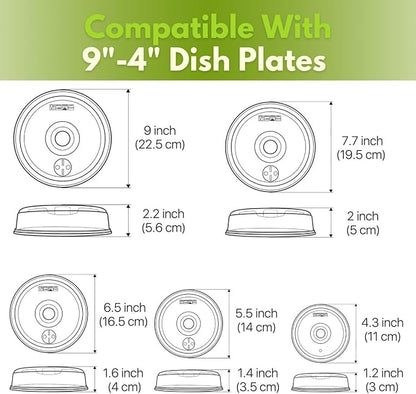 Flexzion Microwave Plate Covers Set of 5 - Image 6