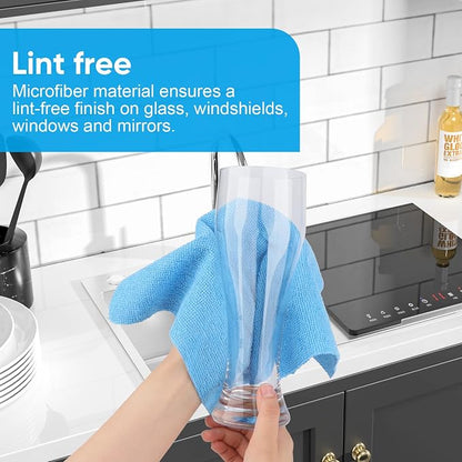 Microfiber Cleaning Cloth, 300 Sheets Shop Towels Commercial Grade Washcloths - Image 5