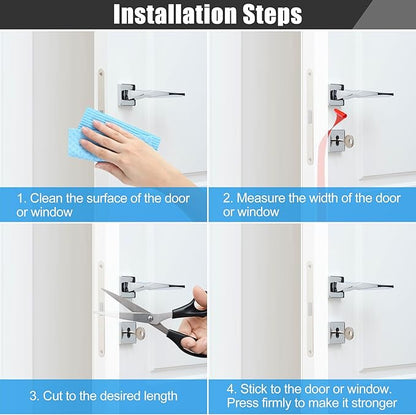 Draft Seal Tape for Doors and Windows 3 in x 10 Ft Silicone Weather Stripping - Image 5