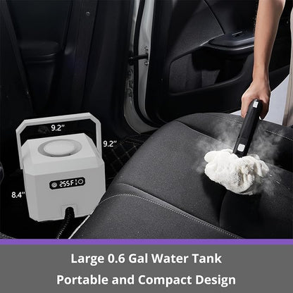 Steam Cleaner: 1650W, Fast 50-Sec Heat-Up-21-Piece Kit Refill Anytime-No - Image 4