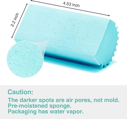 4 Pack Damp Dusting Sponge Duster, Reusable Household Cleaning Sponge Tool - Image 6