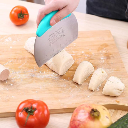 1 pcs Dough Pastry Scraper Chopper/Stainless Steel Dough Scraper Cutter - Image 4