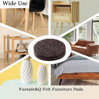 Fursafe&Q Felt Furniture Pads, Furniture Felt Pads - Image 2