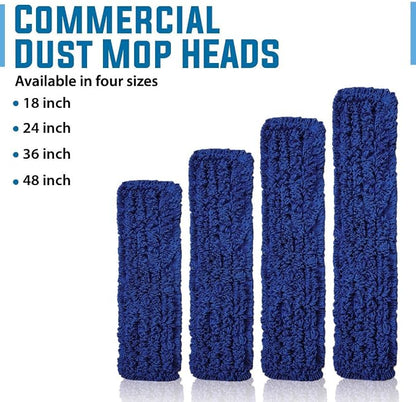 Kleen Handler 18 inch Microfiber Dust Mop | Small Washable Commercial Mop Head - Image 9