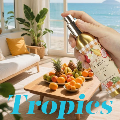 Room Spray, Tidal Coconut, Woven Ocean, Sunset Tropics, 3 Pack, Each 4 fl oz - Image 7