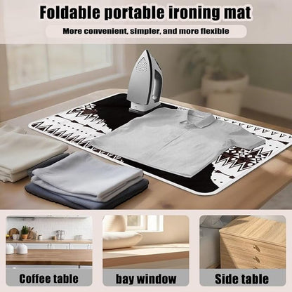 Aztec Print Ironing Mat Portable Ironing Pad Blanket - Image 6
