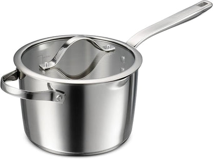 Tramontina Tempo Tri-Ply Base Stainless Steel 4-Quart Sauce Pan by Tramontina