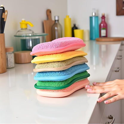 Multipurpose Kitchen Scrub Sponges, Heavy Duty Cleaning Non-Scratch Scrub Sponge - Image 4