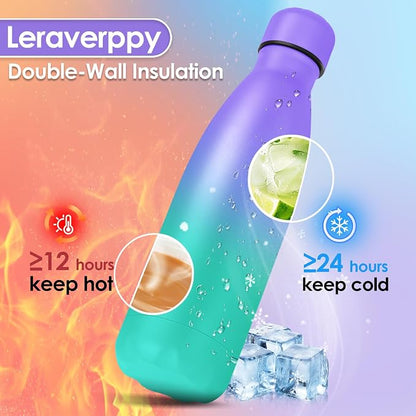 25oz Cola-Bottle Shaped Stainless Steel Leak-proof Water Bottle, Double Wall - Image 3