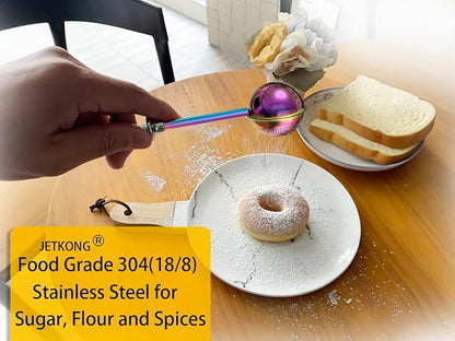 JETKONG Baker's Dusting Wand for Sugar, Flour and Spices, Stainless Steel - Image 3