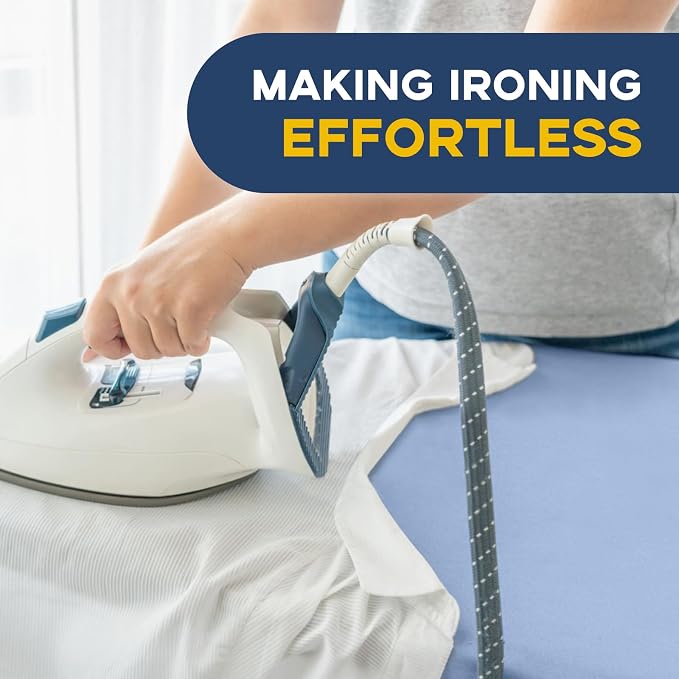 Full Size Ironing Board with Iron Rest, Heavy Duty Compact Ironing Board - Image 6