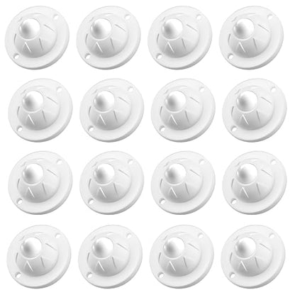 PlusRoc 16 Pack Self Adhesive Caster Wheels by PlusRoc