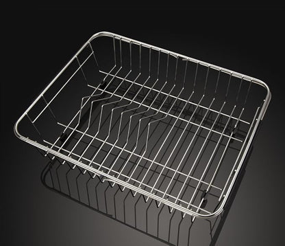 SANNO Expandable Dish Drying Rack Over The Sink Dish Drainer Dish Rack in Sink - Image 9