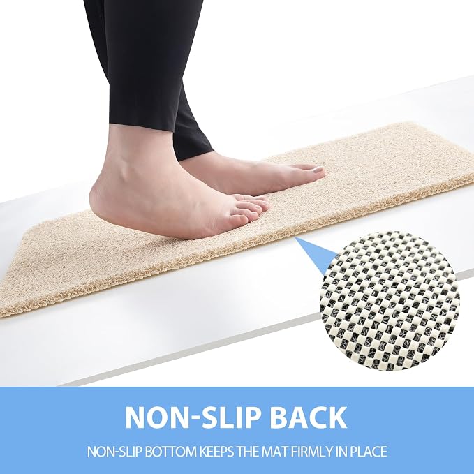 Non-Slip Bathtub Mat, Anti Slip Shower Mat, Fast Drying Bathtub Mats, Foot - Image 3