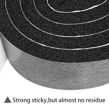 2 Rolls 2 Inch W 1/2 Inch T Weather Stripping Air Conditioner Open Cell Foam - Image 4