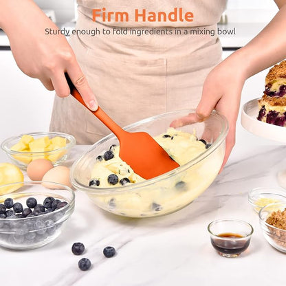 Heat Resistant Silicone Large Spatula: U-Taste 600ºF High Heat Flexible 11.38in - Image 5